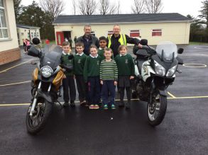 Visit from two of the Bike Riders!