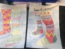 Odd Socks Art in P6/7