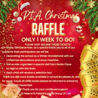 Last week for the Christmas Raffle